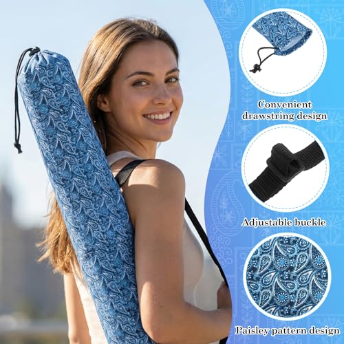 Bolsa impermeable azul para almacenamiento de tapete Mahjong 35 pulgadas miniatura 3