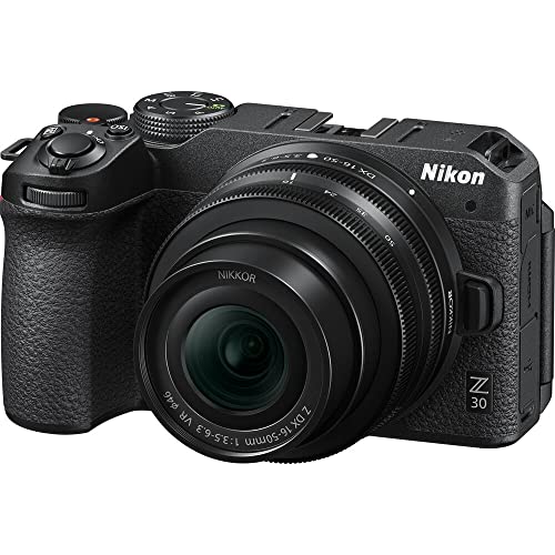 Nikon Z30 Mirrorless Digital Camera With 16-50Mm Lens (1749) Bundle With 64Gb Extreme Pro Card + En-El25 Extra Battery + Corel Photo Software + Camera Bag + Cleaning Kit + More #TOP6