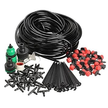 GlobalNiche Plant Irrigation System Water Dispenser Irrigation Kit (25 Meters)