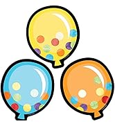 Carson Dellosa Celebrate Learning 36 Piece Colorful Balloons Bulletin Board Cutouts, Balloons Bul...