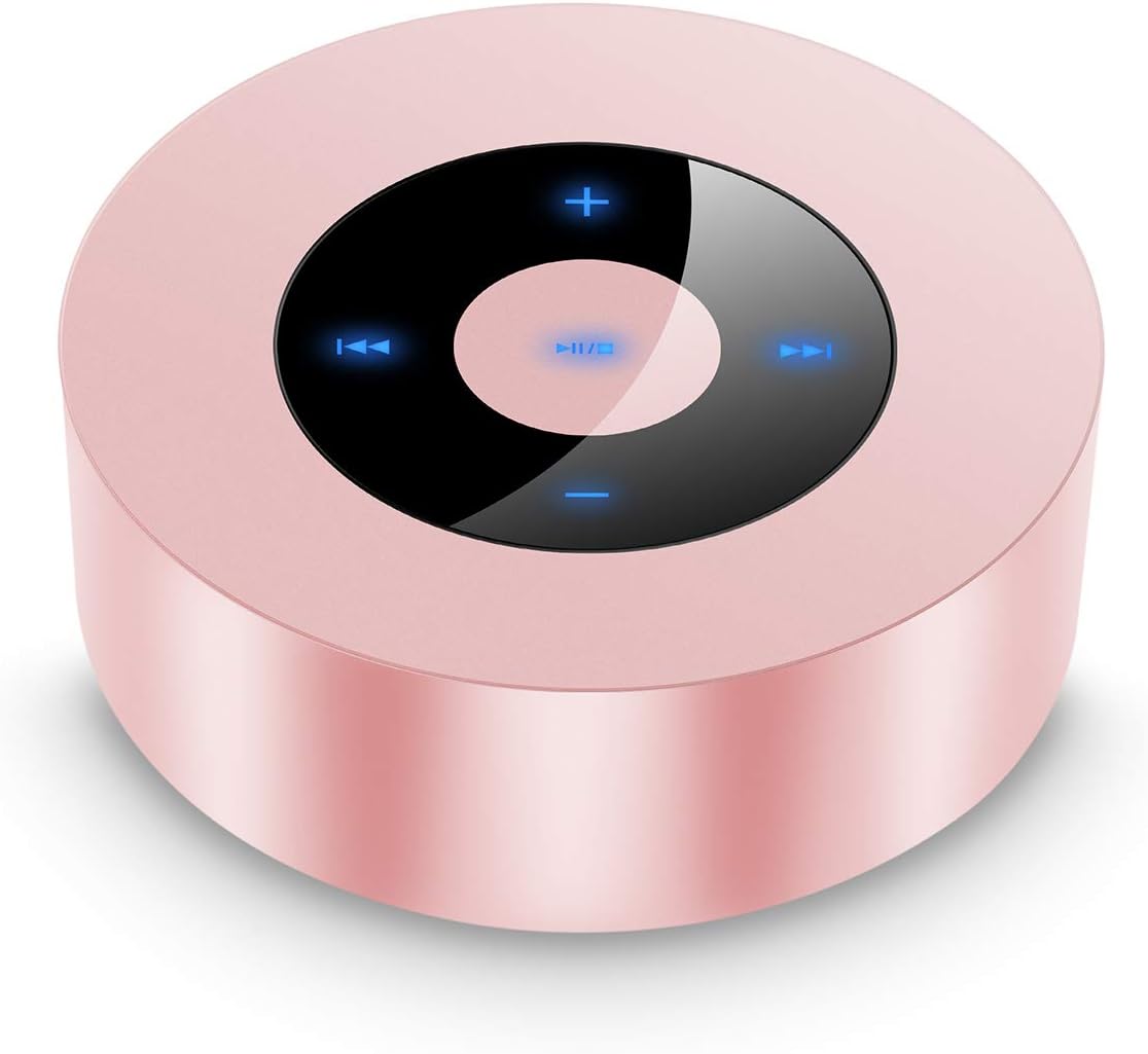 Portable Bluetooth Speaker, Mini Bluetooth Speaker (A8, Rose Gold)