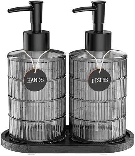 MASADI Soap Dispenser Set with B...