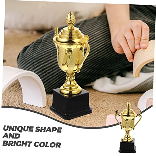 Amosfun 4 Peças Troféu De Competição Troféu De Plástico Troféu De Basquete Troféu De Futebol Bolsa D