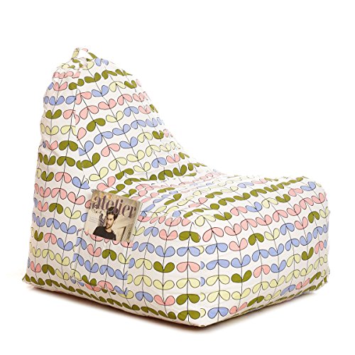 Image of Style Homez Hackey Cotton Canvas Abstract Printed Bean Bag XXL Size Filled with Beans Fillers