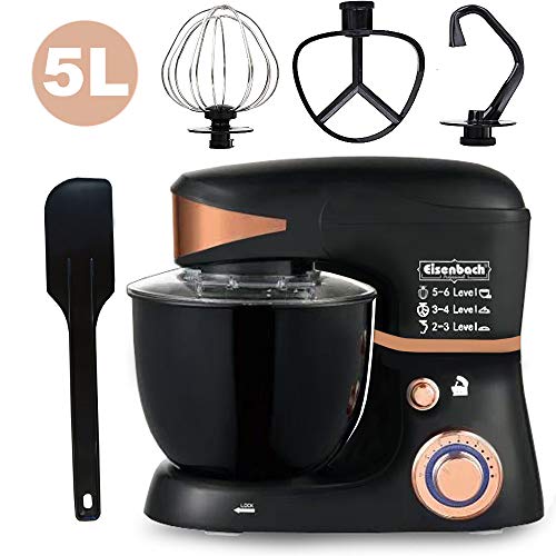 Eisenbach 4,5L robot de cuisine pétrisseur mixeur