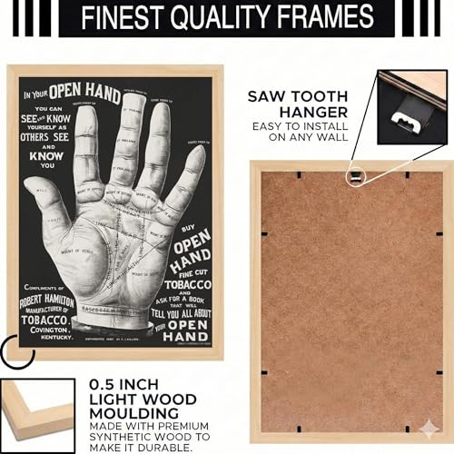 Image of BLINKART Dog Aesthetic Modern Art Walls With Frame | Natural Wood Texture | Living Room Bedroom Office Wall Decoration | Poster Home Decor Frames Wall Bedroom | 12x8 Inches (D388)