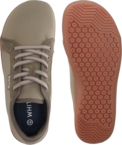 Image of WHITIN Men's Wide Minimalist Barefoot Sneakers | Zero Drop Sole | Optimal Relaxation