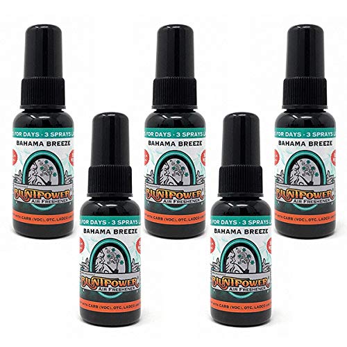 BluntPower (Bahama Breeze, 5 Pack) Concentrated Air Freshener