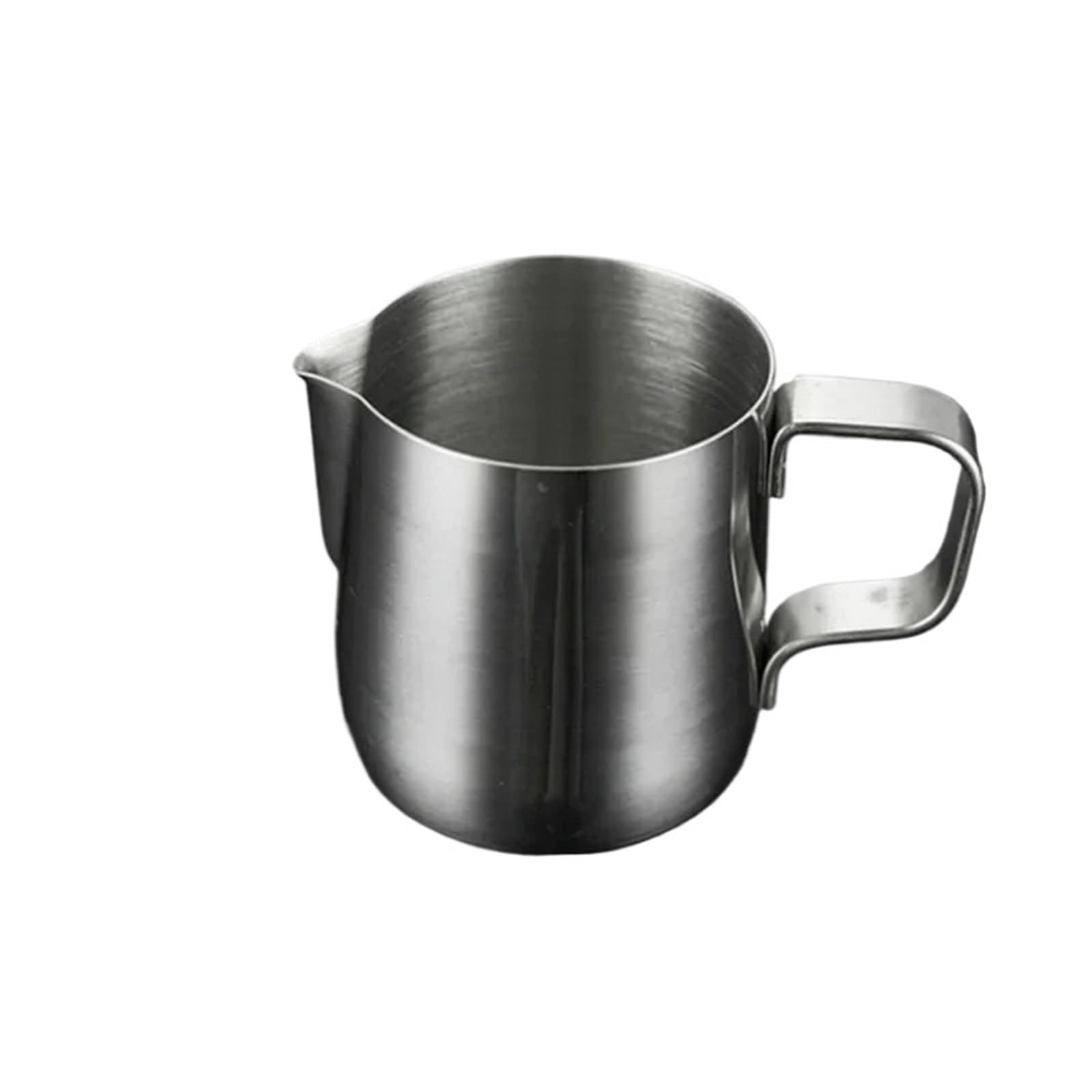 Jarra de Leche Acero Inoxidable, 150ml, 350ml, 600ml, Jarra for Hacer Espuma Artesanal, Taza artística for café(Select Size Name)
