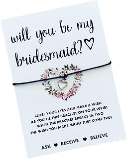 Bridesmaid gift | Bridesmaid proposal bracelet | Gift for bridesmaid | Wedding favors | Present for bridesmaid