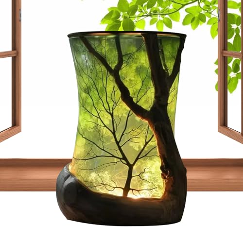 Genérico Lámpara De Escritorio Decorativo Luces Decorativas De La Lámpara De Escritorio De Árbol | Iluminación Ambiental Decoración Del Hogar De Resina Para La Sala De Estar Dormitorio De Oficina