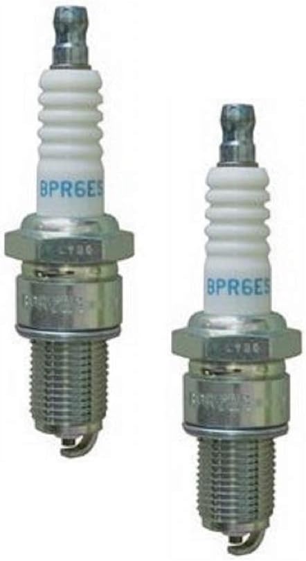Set of 2 Spark Plug NGK Resistor BPR6ES