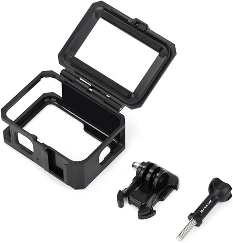 Miniatura 7 de PULUZ Carcasa de montaje en marco para GoPro Hero 9 funda protectora de marco negro con soporte de zapata fría