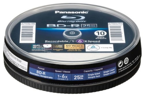 Panasonic LM-BRS2MWE10 Blu-ray registrabile (BD-R)...