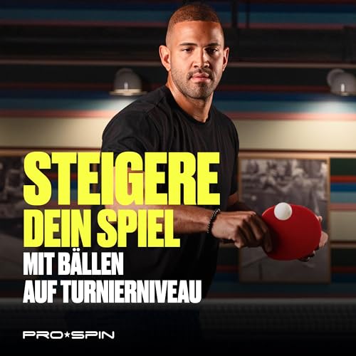 PRO-SPIN Tischtennisbälle Elite-Serie – Weiße Premium Tischtennisbälle 3 Sterne| Leistungsstarke 40+ ABS-Bälle auf Turnierniveau | Perfekte Rundung, Perfekter Spin | Präzise Sprungkraft | Langlebig
