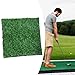 Zxpjkyu 2X Golf Training Mat Indoor Outdoor for Chipping Driving Golf