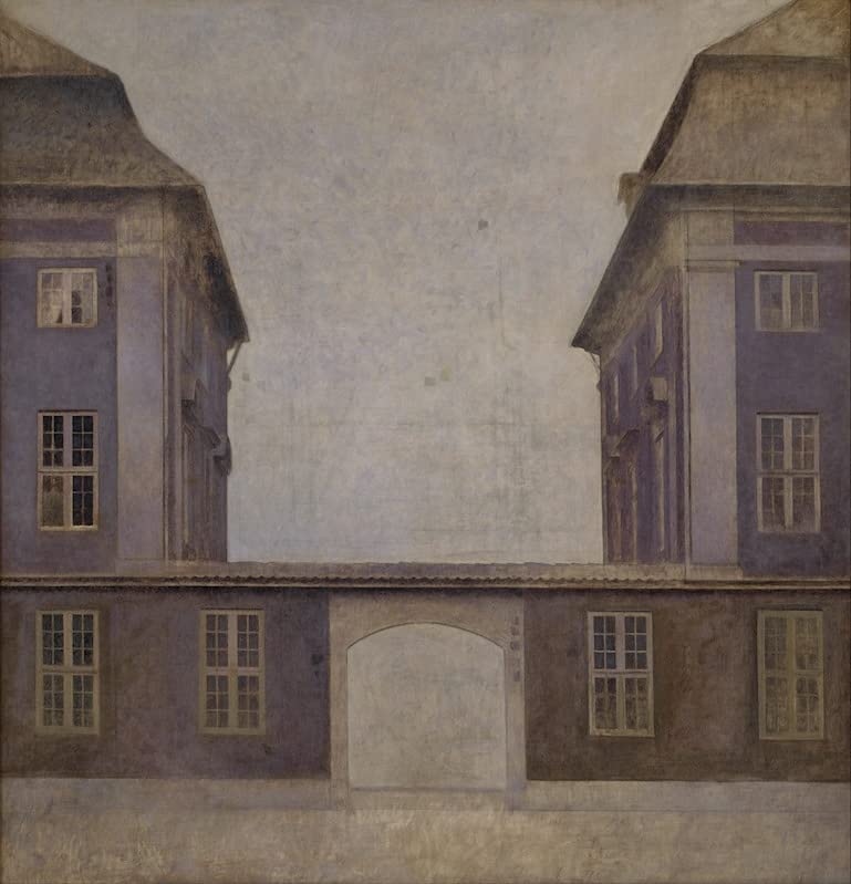 Toile Nordique Peinture : Sublimez un Mur Vide avec Vilhelm Hammershoi 60x90