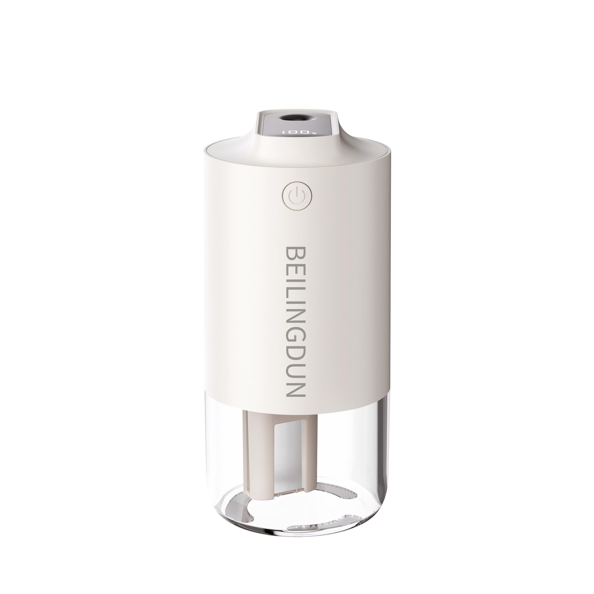 Beilingdun USB Humidifier is equipped with a Purified Steel Plate, Built-in Battery, Cold Mist, Intelligent Induction Vibration(Only suitable for in car mode with AA),7 Color Changing,Car Room Office