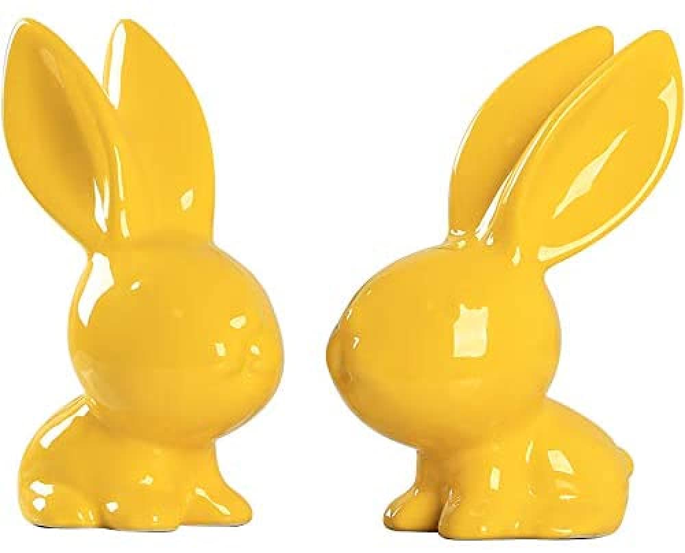 sdSDGrw statue, 2 Pcs Home Decor Ornament Gift Ceramic Figurine Statue Sculpture Decoration Accessories Wedding