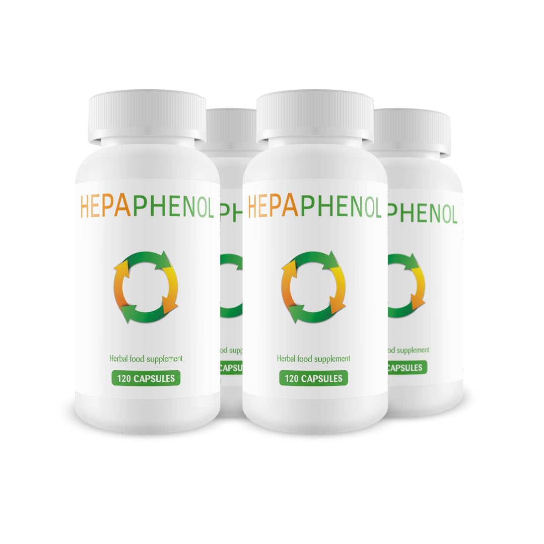 HEPAPHENOL 4 Monate - 480 Kapseln - Leber & Darm Detox - Nierendrainage - 13 Natürliche Inhaltsstoffe - Cholesterin - Verdauung - Nahrungsergänzungsmittel - Institut Actiscience
