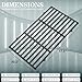 for Weber Spirit Grill Grates,17.5'' Cast Iron Grates for Spirit E210 Parts, 7637 Grill Grate for Spirit 200 & Spirit II E210/220, Replacement Parts for Weber Gas Grills with Front Control