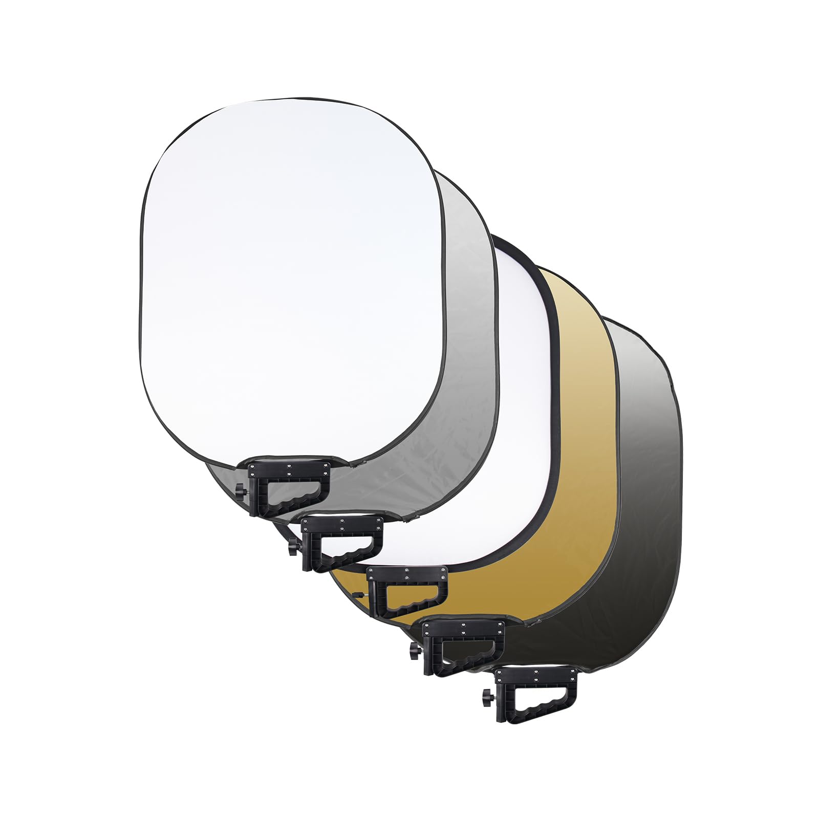 Rollei 5 in 1 Pannello Riflettente Fotografico Pieghevole 60 x 75 cm Light Reflector Leggero e Compatto 600 g per Studio e Illuminazione Esterni, Pannello-Riflettente- Luce-Fotografico-Pieghevole