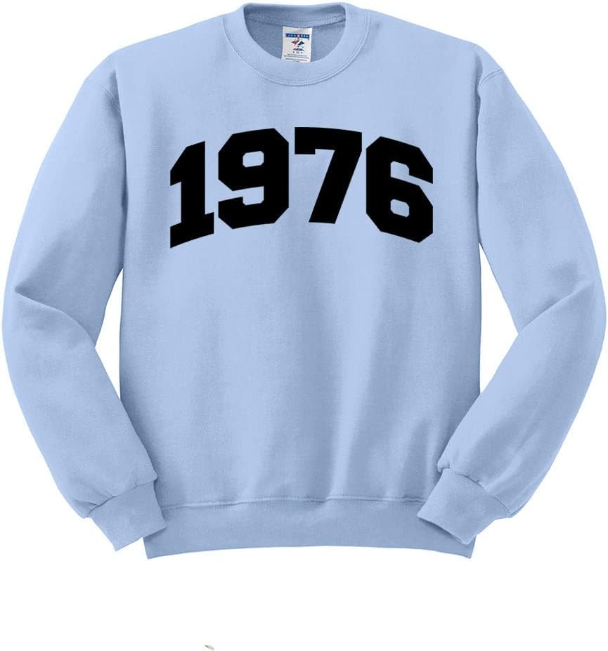 TeesAndTankYou 1976 College Style Sweatshirt Unisex
