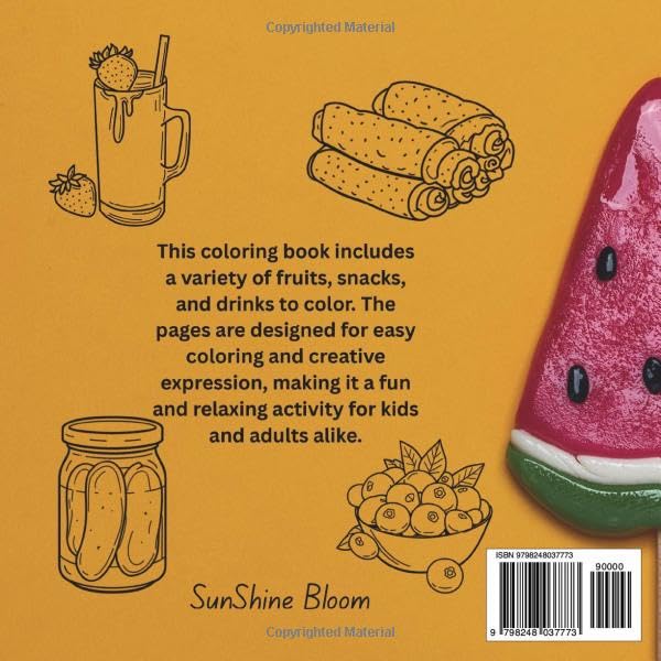 Grab & Color Me: Food Theme Coloring image 3