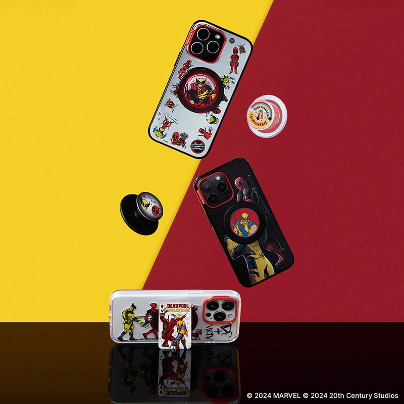 Soporte MagSafe Deadpool x Wolverine con agarre redondo esmaltado 7