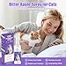 QHZ Bitter Apple Spray for Cats, Natural Bitter No Chew Training Spray for Cats & Dogs, Indoor & Outdoor Pet Deterrent to Stop Scratching, Chewing & Biting on Couch, Curtains, Plants, 150ml