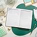 Clever Fox Check Register Book - Deluxe Transaction Register, Accounting Ledger Book, Checkbook Register & Checking Account Register Book for Personal and Work Use, A5 Hardcover - Dark Green