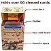 Stratagem The Big Box Card Deck Box with Divider, Fright Night - Oversized Deck Box for 60-Card Deck Plus More - Card Deck Boxes for Magic The Gathering, Pokemon, Yugioh! & Sleeved or Unsleeved Cards