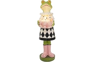 Frog Candle Holder Figurine 11.6"