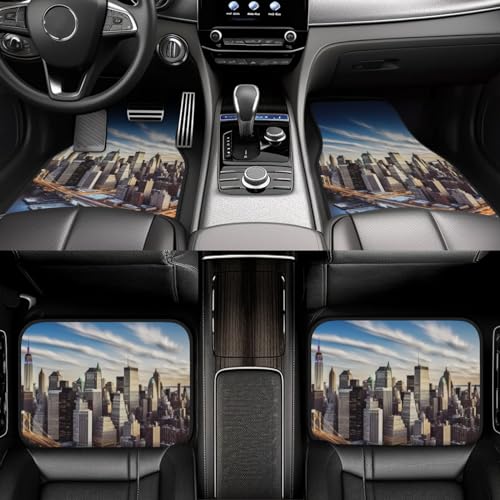 Tapis de sol voiture New York robustes haut de gamme pour SUV et berline