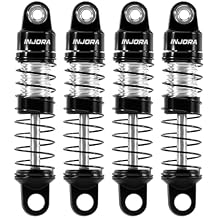 INJORA Aluminum 26mm Oil Shocks for 1/30 Axial SCX30Black Silver