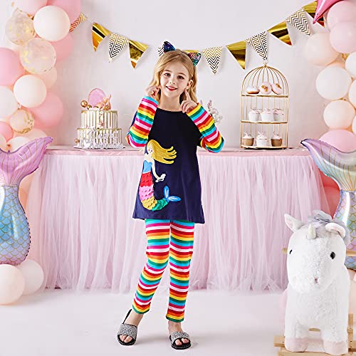 VIKITA Girls Shirts Winter Long Sleeve Casual Tops for 2-12 Years Girls, L36664