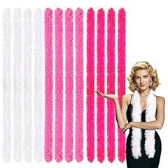 Fuchsia Pink White-24pcs