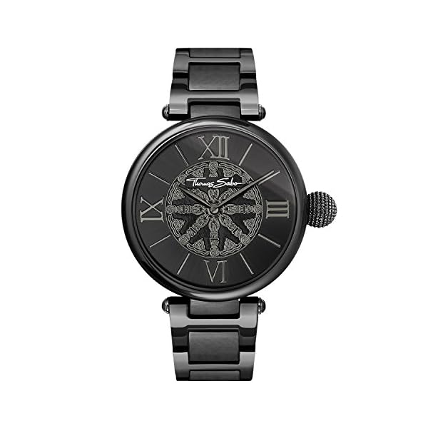 Thomas Sabo Unisex ErwachseneArmbanduhr Analog Quarz Edelstahl WA0307-202-203-38