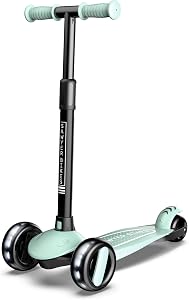 Sawyer Bikes - Patinete Ajustable Ruedas LED - Niños 2 a 8 Años