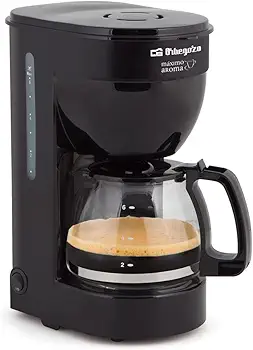Orbegozo CG 4014 - Cafetera Goteo, 6 Tazas de Capacidad, Jarra de Cristal, Antigoteo, 650 W