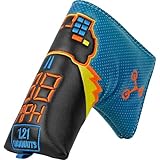LZFAN Golf Club Head Covers Driver Fairway Wood Hybrid Mallet Blade Putter Golf Club Headcover Protector Embroidered Leather
