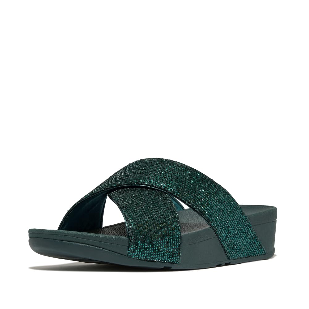 Fitflop Lulu Glitterball Cross Slides Sandalias deslizantesMujer