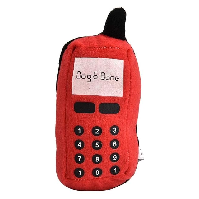 Pssopp Squeaky Felpa Juguete del teléfono Celular Chew Toy Pet Chew Squeaker Juguetes Divertido teléfono…