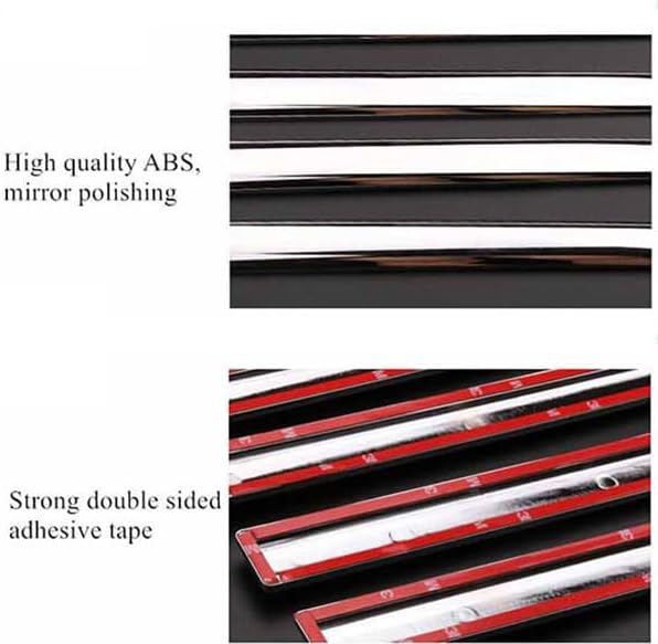 Chrome Door Body Side Molding Trim Compatible with 2019 2020 2021 Do.dge Ram 1500 Crew Cab Lower Left and Right Body Molding Trim 4Pcs