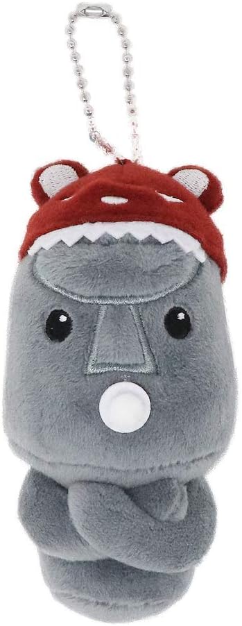 Amazon ぬいぐるみマスコット モアイのキャラクター モアーチョ ストラップ キーホルダー かわいい 小さい 12cm アニメ 萌えグッズ 通販