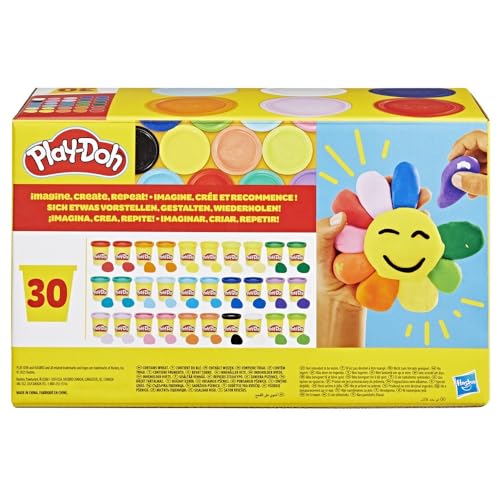 Pâte à modeler Play-Doh coffret Imagination avec 30 pots multicolores - 3