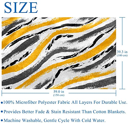 Couverture douce motif tribal 150 x 100 cm pour lit et canapé