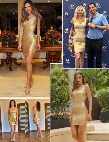 meilun Women's Celebrity Bandage Bodycon Dress Strap Party Pencil Dress2