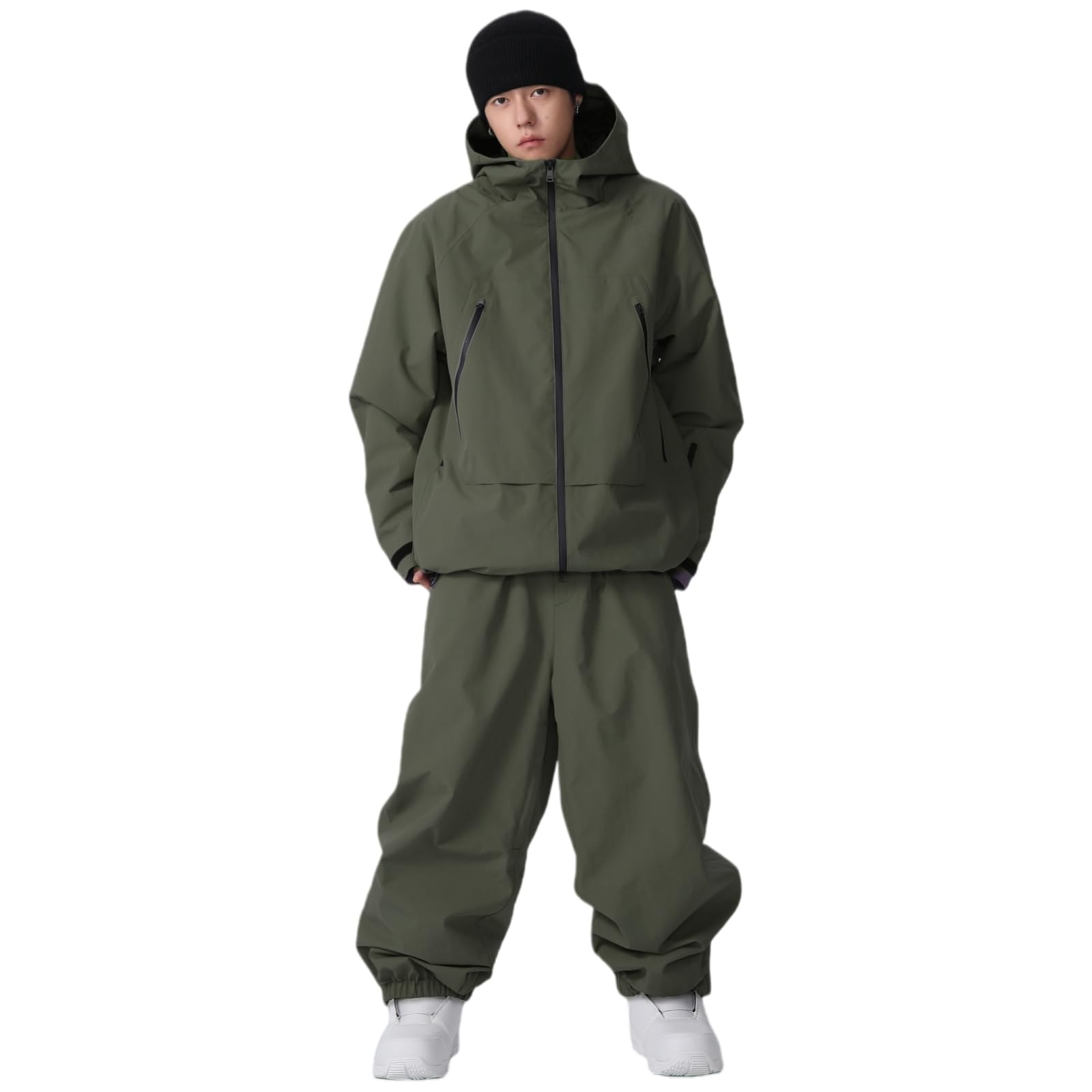 HOUZONIY Herren Damen Skijacke & Skihose Set Skianzug 2 teilig