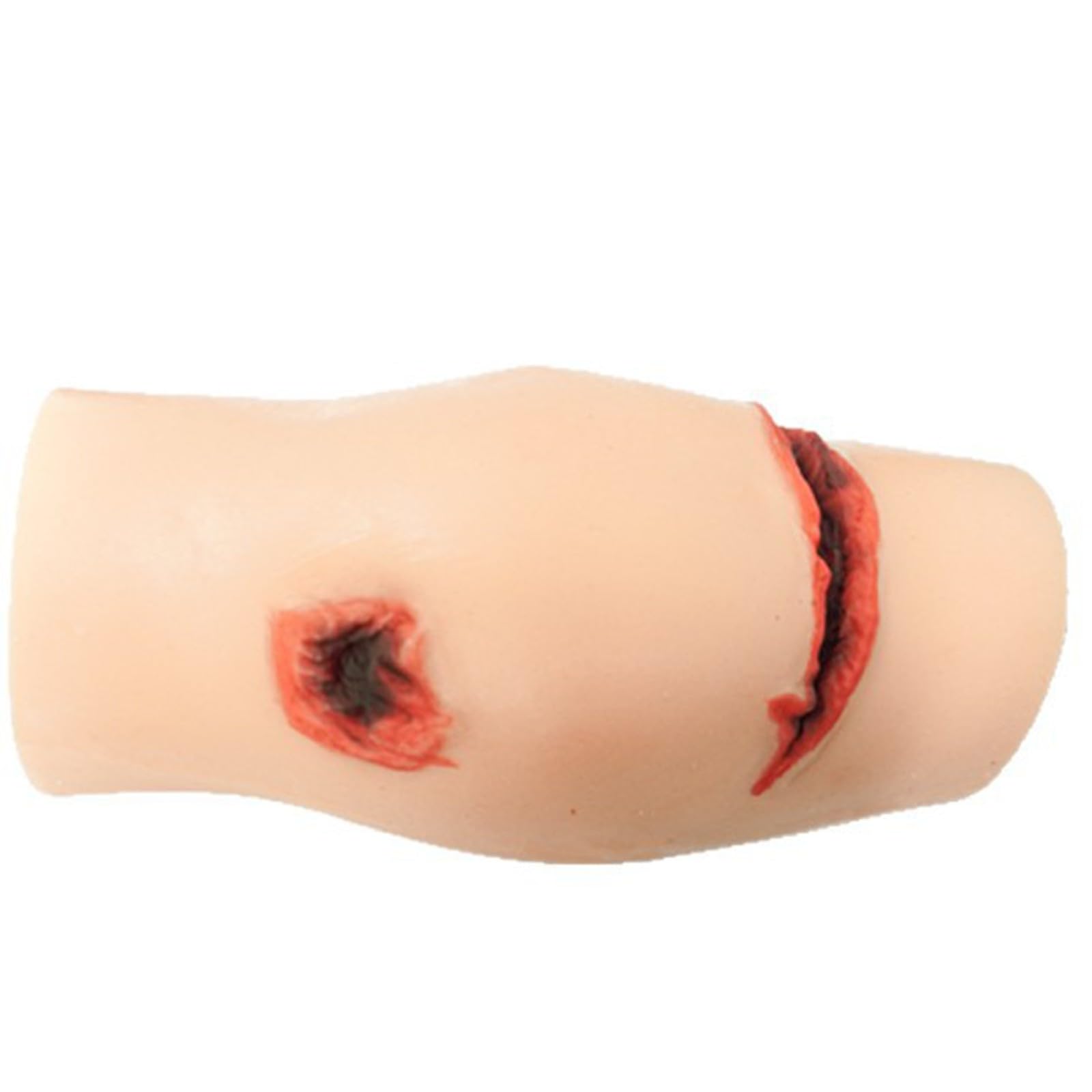 Kit de Entrenamiento para el empaque de heridas, simulador de Control de hemorragias y detención de Sangrado, Modelo de laceración y torniquete con Hueso simulado para capacitación(B)